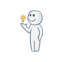 people think idea cartoon illustration