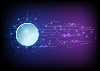 Abstract information and technology background that can used for business presentation.