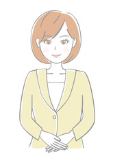 女性　スーツ