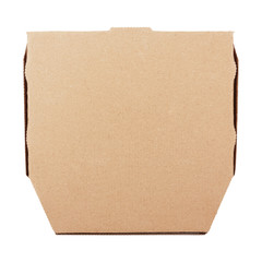 Blank Cardboard Pizza Box with Copy Space for Your Design.