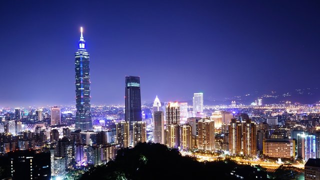 台北101　夜景