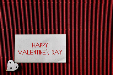 valentine day paper heart shape