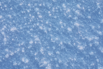 Texture of ice in winter. Pieces of frozen water on a street in 