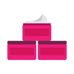 Cream hand tube box cosmetic 