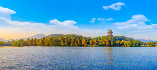 The beautiful scenery of Hangzhou, West Lake