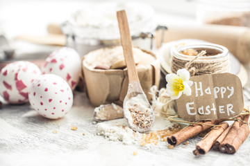 easter cooking still life