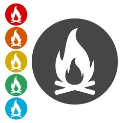 Simple fire icon 