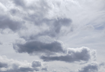 Obraz premium the clouds part in the sky