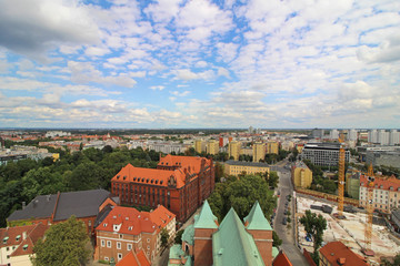 Vista aérea de Wroclaw, Polonia