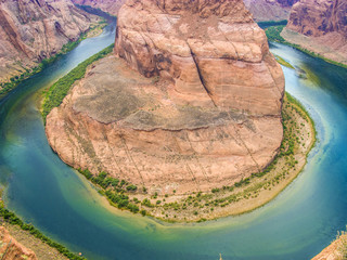horseshoe bend in page, Arizona, river colorado