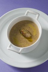 crema de hongos con foei