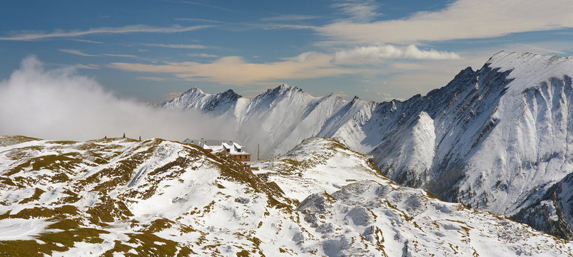 Landscape nearby ski resort Kaprun, Austria