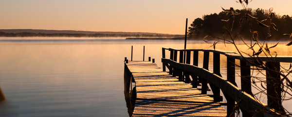 Morning mist in november