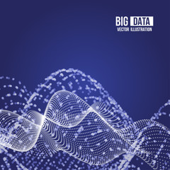 Visual Analytics for Big Data. Vector illustration.