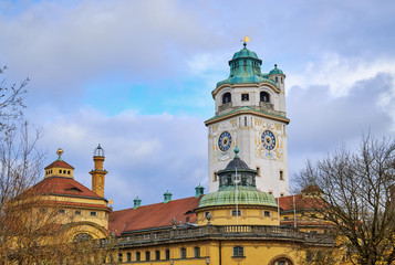 Muellersches Volksbad, famous public bath and swimming pool in Munich, Germany