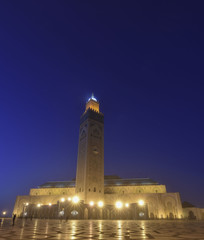 Fototapeta na wymiar The Hassan II Mosque, Casablanca, Morocco