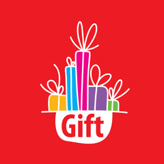 vector logo gift