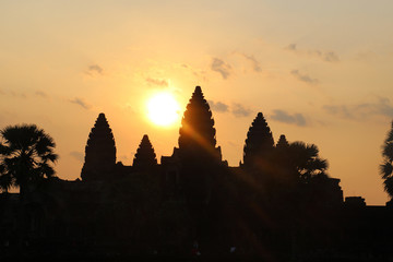 アンコールワットの朝日