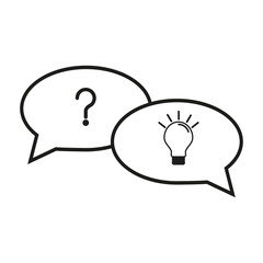 Question and answer icons