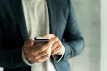 Typing on smart phone