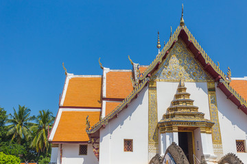 Wat Sri Phanton Buddhist Temple in Nan Province Thailand