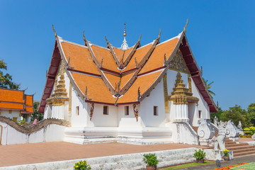 Fototapeta na wymiar Wat Sri Phanton Buddhist Temple in Nan Province Thailand