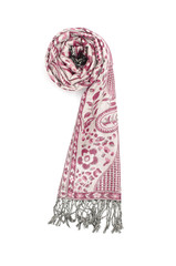 color scarf isolated on white