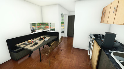 kitchen concept for small house