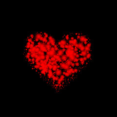 Obraz na płótnie Canvas Red Valentine Heart