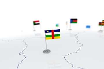 Central africa republic flag