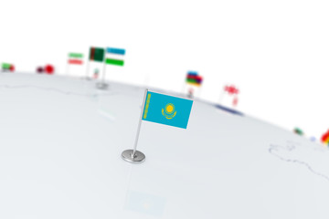 Kazakhstan flag