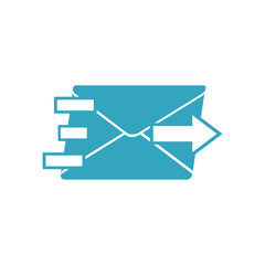 Mail icon.  Illustration