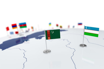 Turkmenistan flag