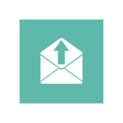 Mail icon.  Illustration