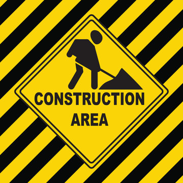Repair work - construction zone