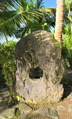 Rai, or stone money on the island of Yap, Micronesia   © robnaw