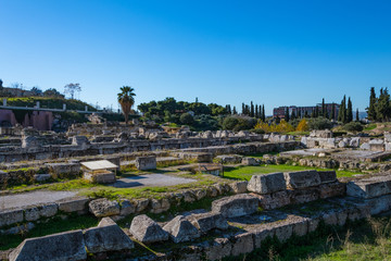 Obraz premium Kerameikos, the cemetery of ancient Athens in Greece.