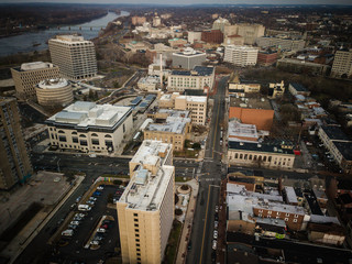 Obraz premium Aerial of Trenton New Jersey