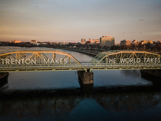 Aerial of Trenton New Jersey