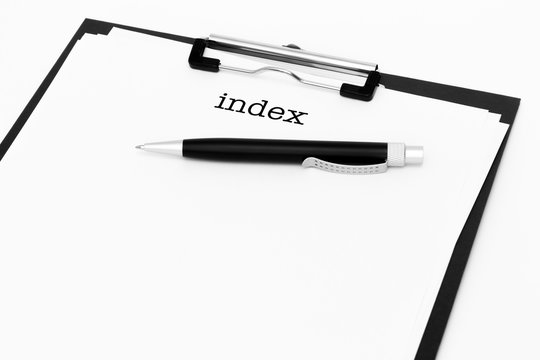 Index on a clipboard