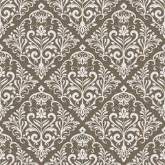 Seamless vintage floral wallpaper pattern