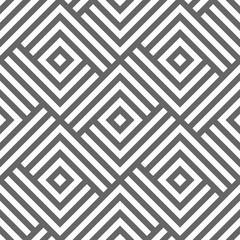 Vector seamless texture. Modern geometric background. Monochrome repeating pattern with squares