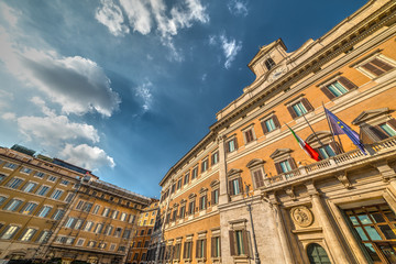 Obraz premium Montecitorio palace in Rome