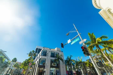 Foto op Plexiglas Dayton way sign in Beverly Hills © Gabriele Maltinti