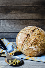 Mediterranean Black Olive Bread