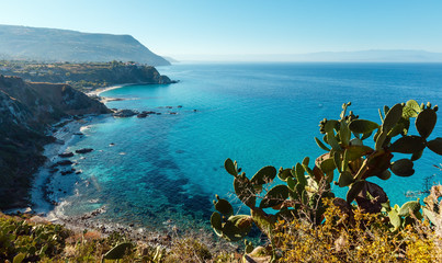 Tyrrhenian sea landscape, Calabria, Italy - obrazy, fototapety, plakaty