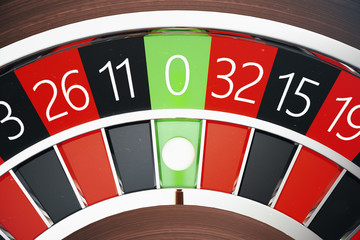 3D Rendering Casino Roulette concept. Gambling table in luxury casino. Casino Roulette Game