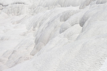 Natural travertine at Pamukkale,Turkey