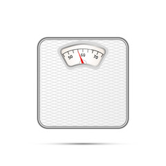 Glossy realistic weigher icon
