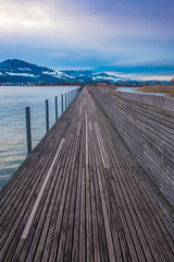 Holzsteg - Way of Saint James (Jakobsweg - Via Jacobi) in the middle ages - Switzerland